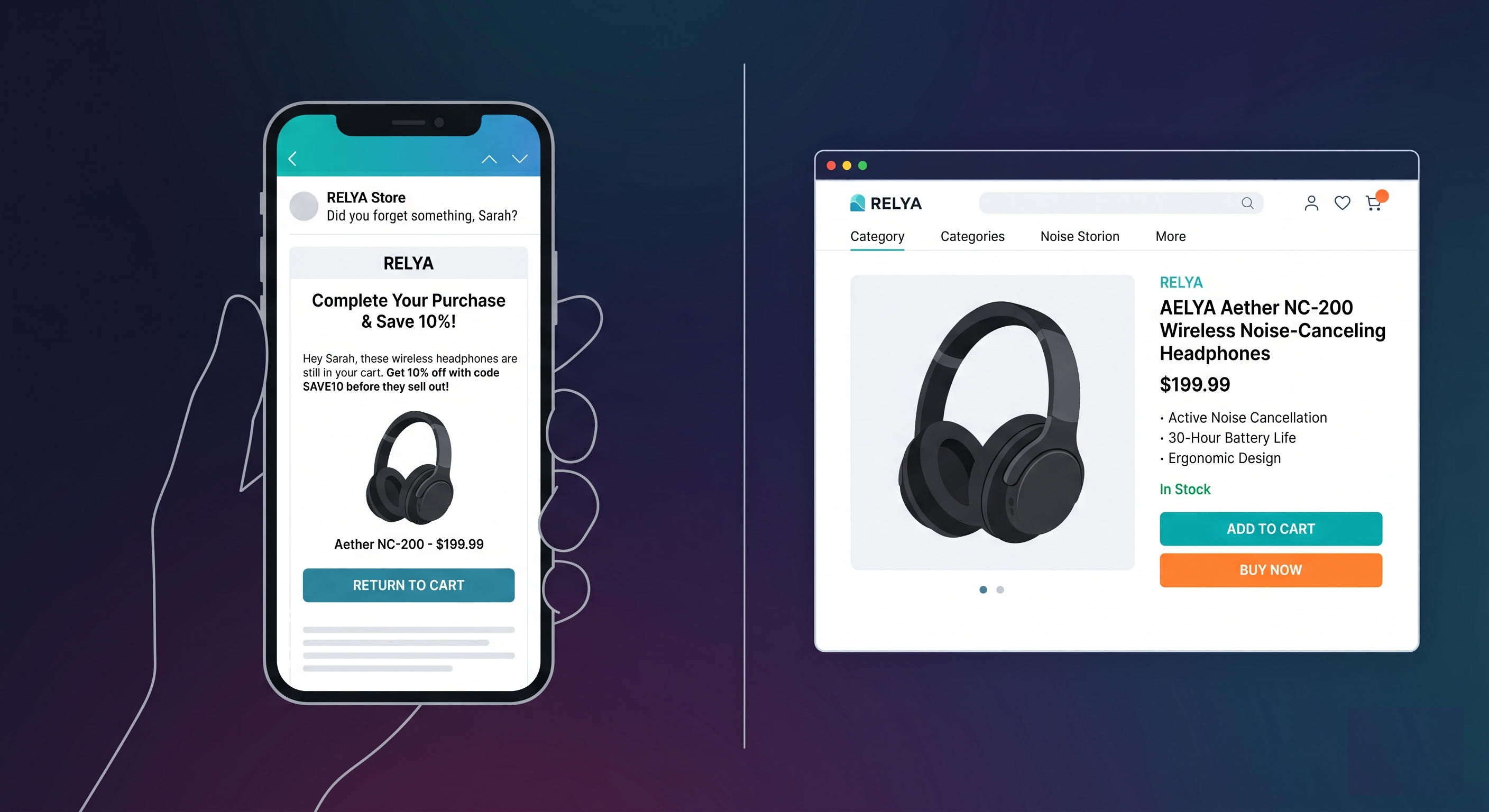 Cart abandonment flow in Klaviyo